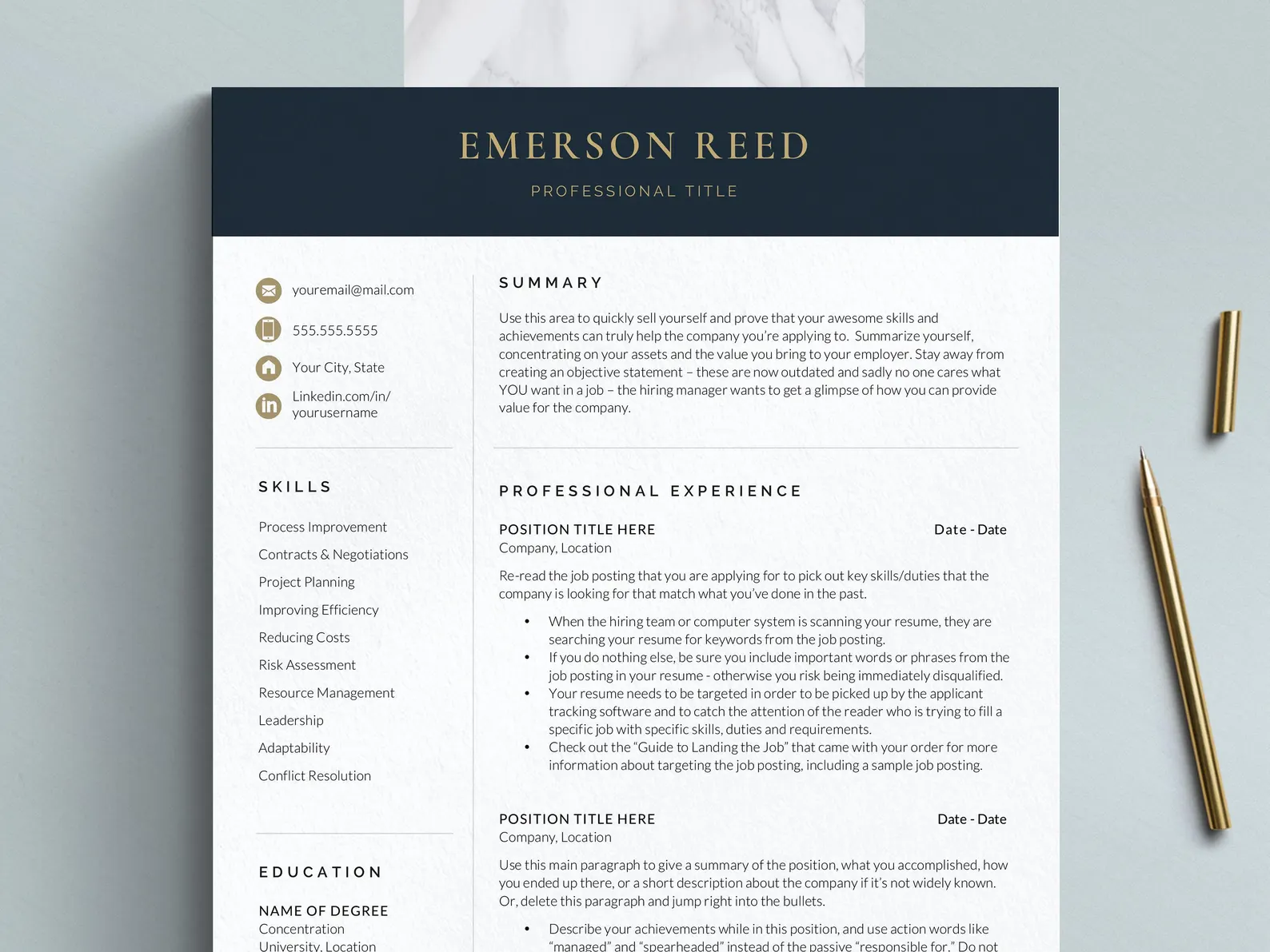Technical ATS Resume image