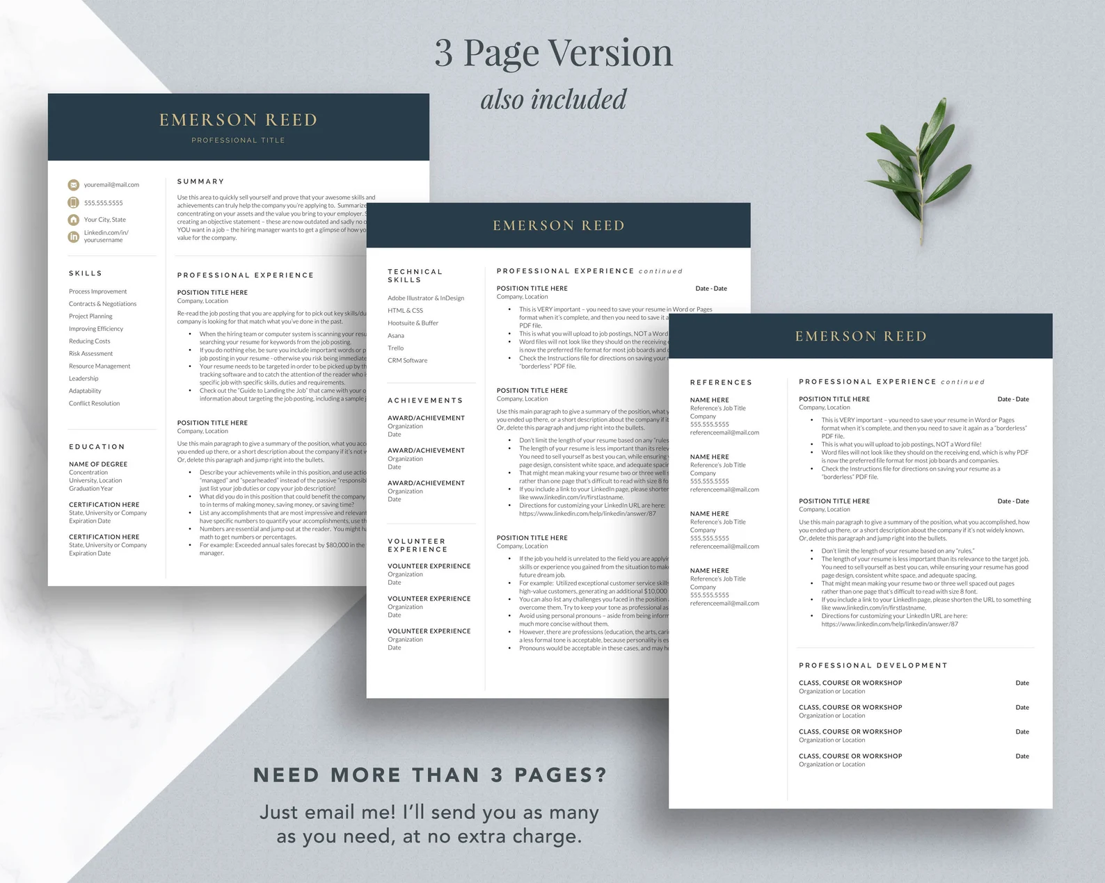 Technical ATS Resume - View 4