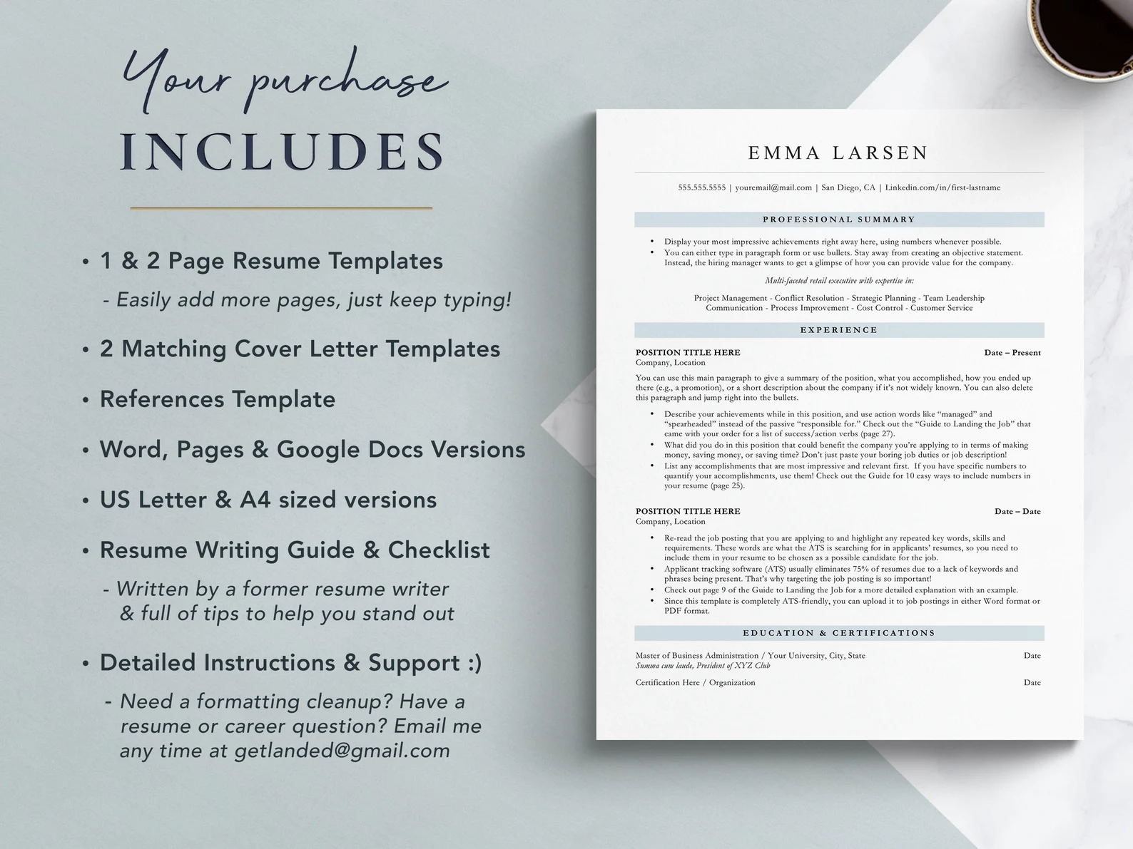 Business ATS Resume - View 5